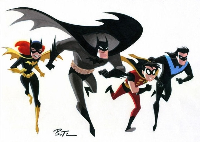 bat-family by bruce timm