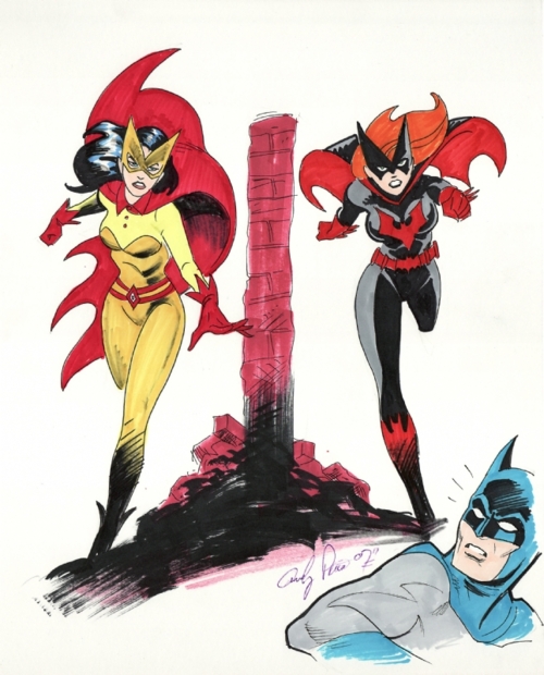 Batwomen of Two Worlds by Andy Price