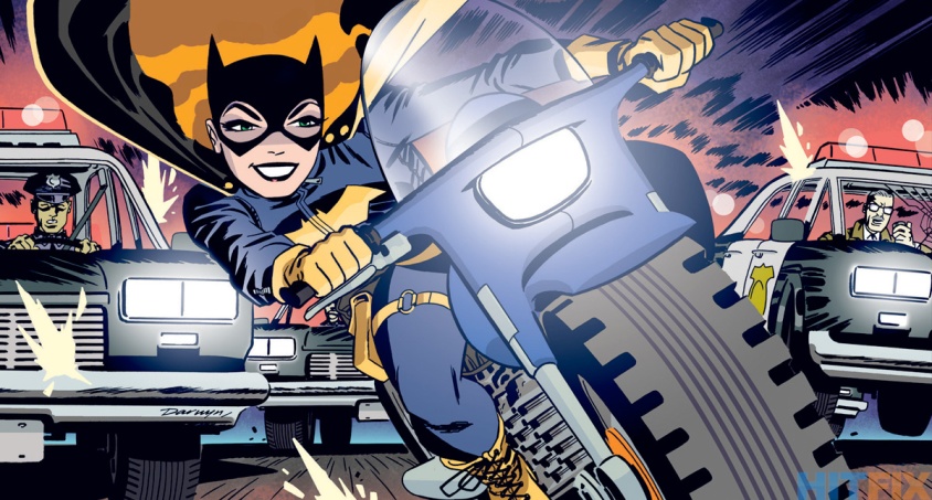 Batgirl #37 widescreen variant by Darwyn Cooke