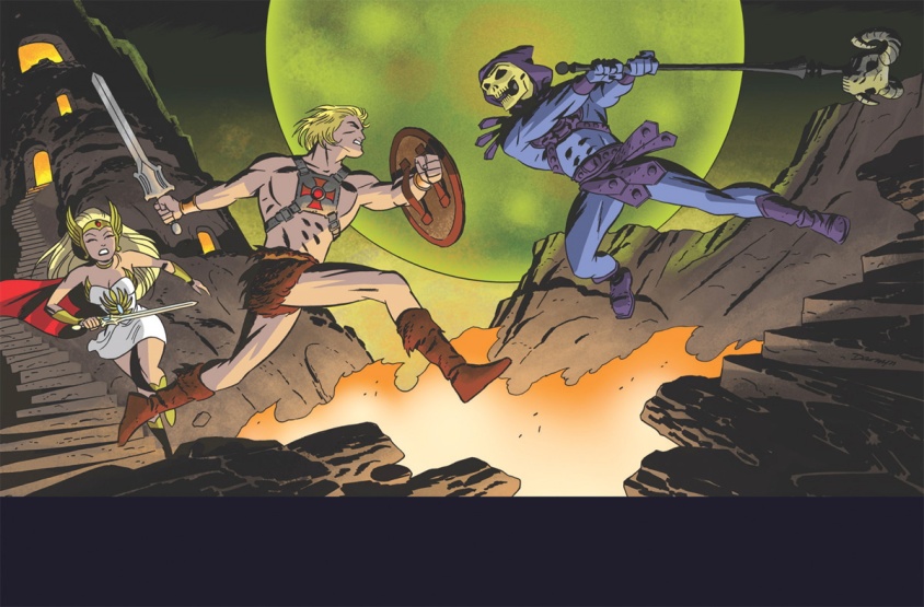He-Man The Eternity War #1 widescreen variant by Darwyn Cooke