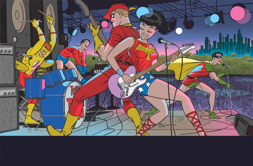 Teen Titans #5 widescreen variant by Darwyn Cooke