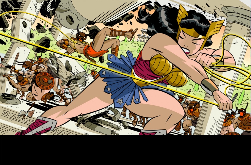 Wonder Woman #37 widescreen variant by Darwyn Cooke